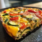 Garden Veggie Frittata: A 150-Calorie Delight