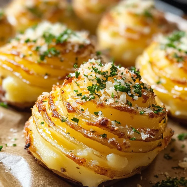 Garlic Parmesan Duchess Potatoes