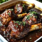 Luxurious Red Wine Lamb Shanks