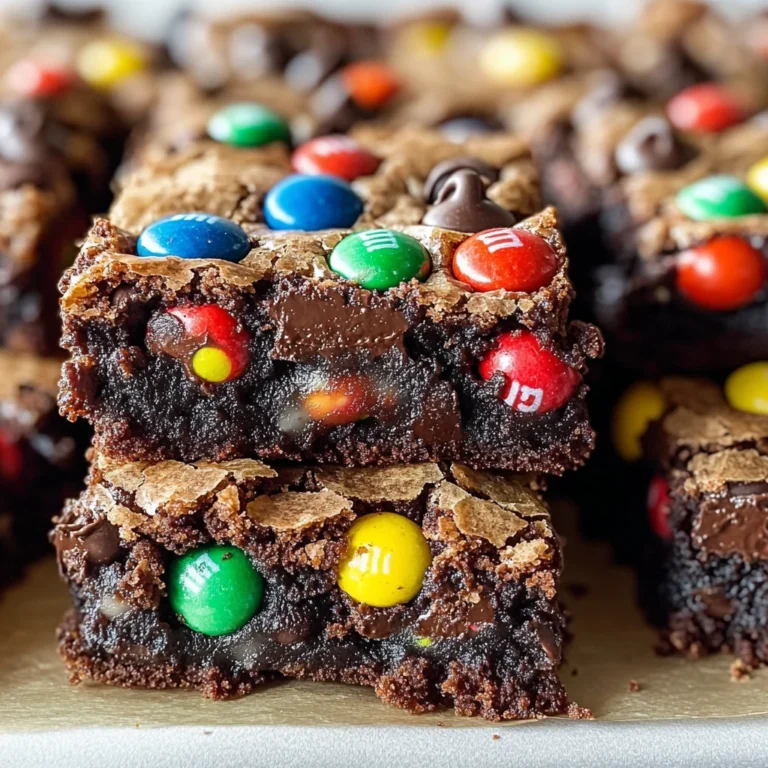 Monster Cookie Fudgy Brownies