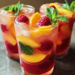 Raspberry Peach Lemonade