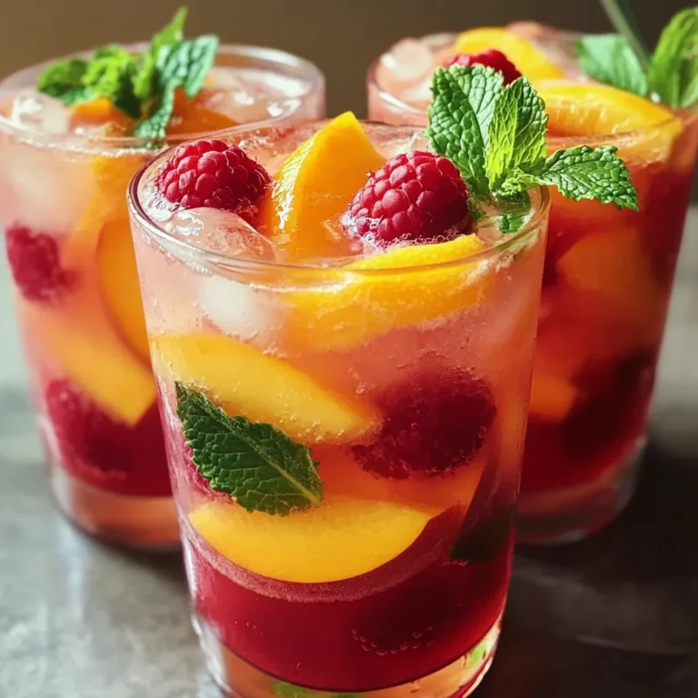Raspberry Peach Lemonade