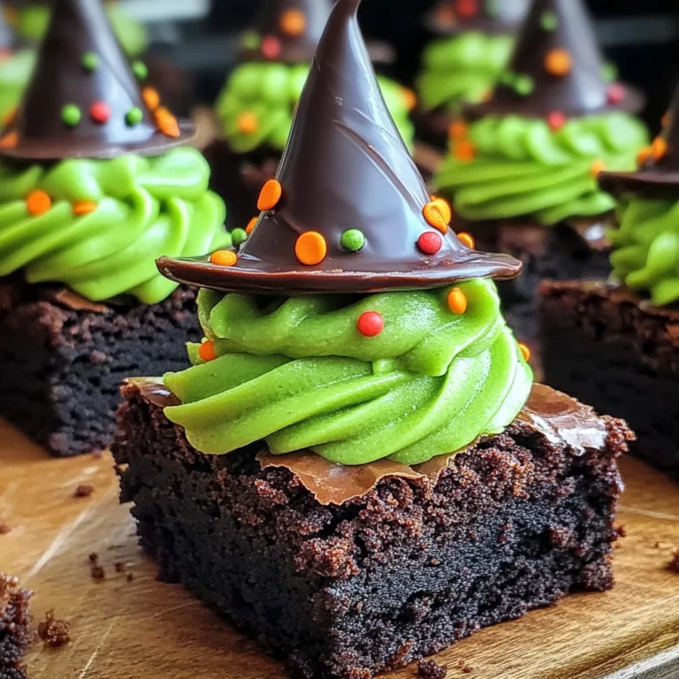 Wicked Witch Hat Brownies