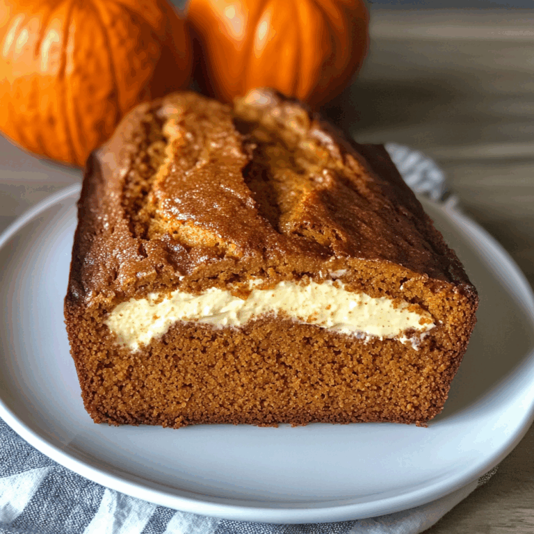 Cream Cheese-Filled Pumpkin Bread
