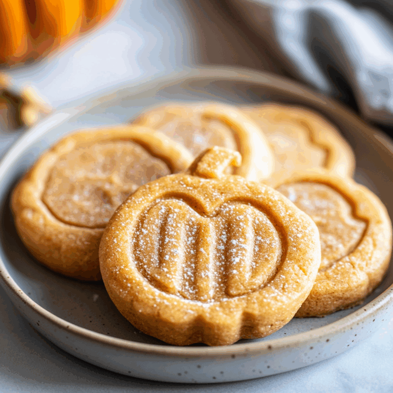 Easy Copycat Vegan Pillsbury Pumpkin Sugar Cookies