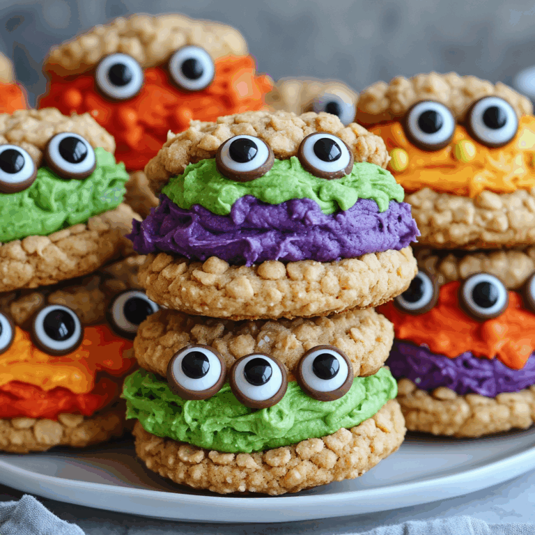 Monster Cookie Sandwiches