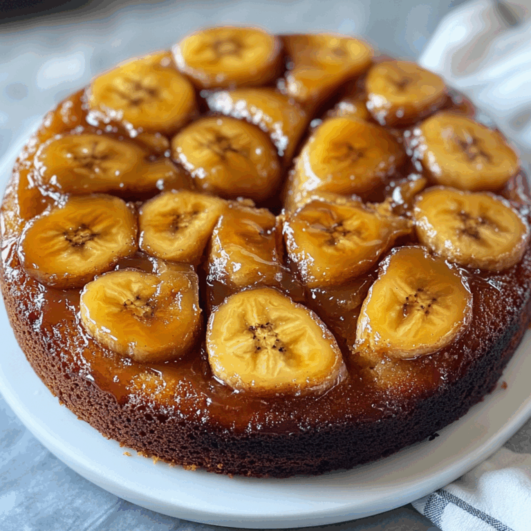 Banana Upside Down Cake