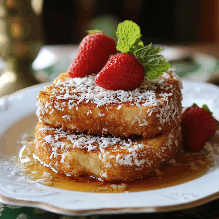 Coconut Crusted French Toast