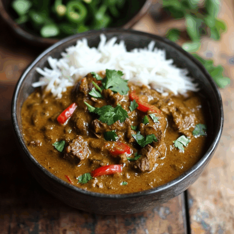 Beef Curry with Spiced Coconut Milk Recipe