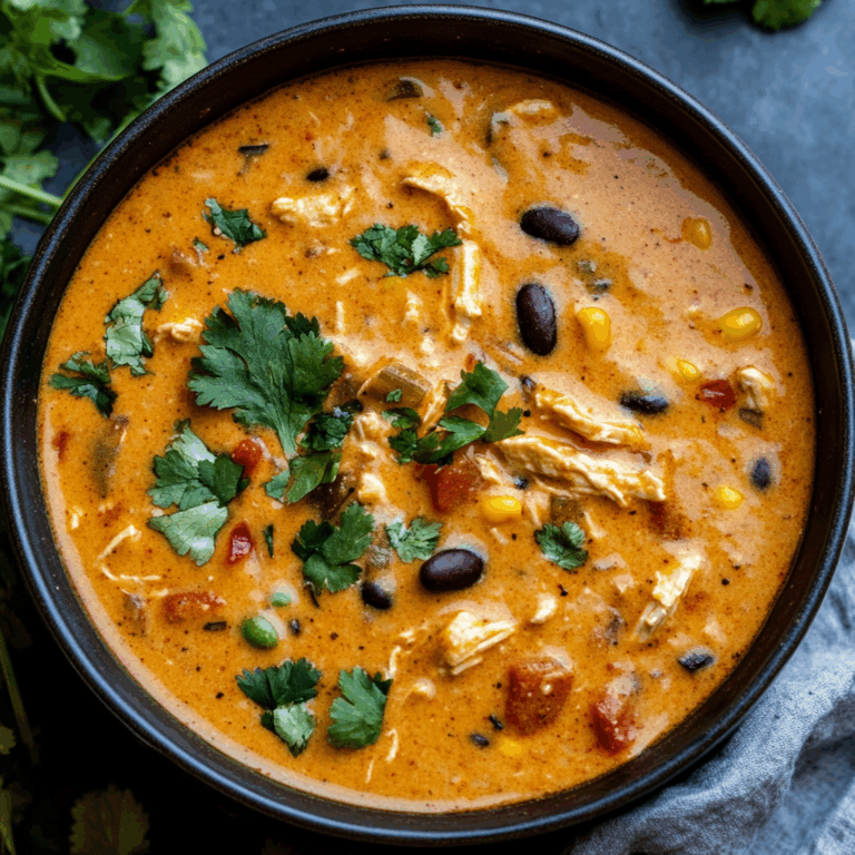 Creamy Chicken Enchilada Soup