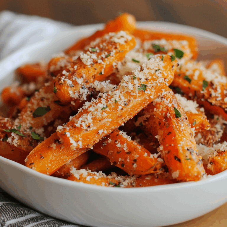 Crispy Parmesan Carrots