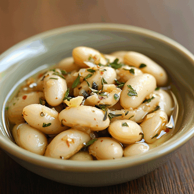 Marinated White Beans