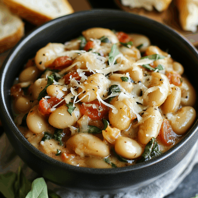 Marry Me Butter Beans (With Creamy Tuscan Sauce)