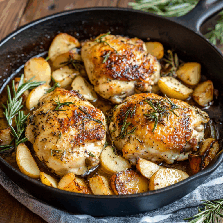 Rosemary Apple Cider Chicken Recipe