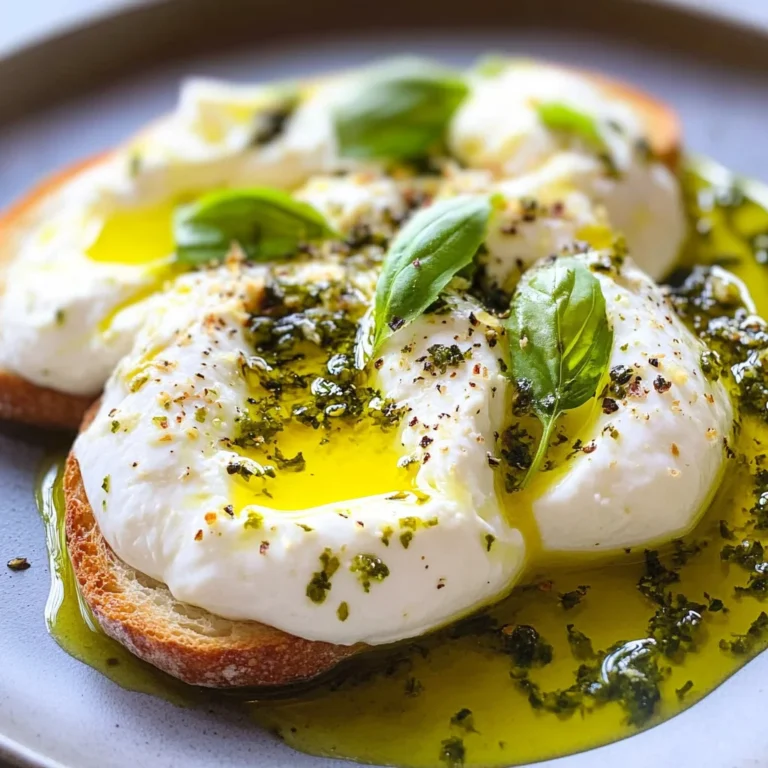 Basil + Lemon Burrata with Ciabatta Toasts
