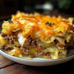 Cabbage Beef Bake