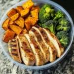 Chicken, Sweet Potato & Broccoli Meal Prep Bowls