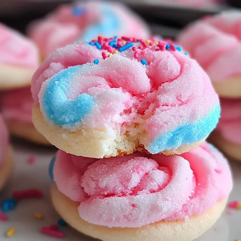 Cotton Candy Cookies