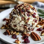 Cranberry Pecan Goat Cheese Ball