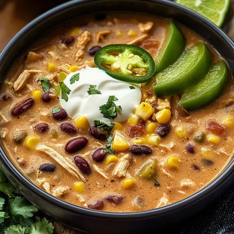 Creamy Chicken Taco Soup