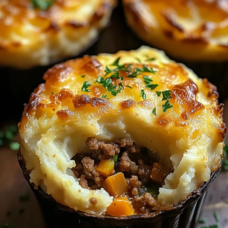 Easy Mini Shepherds Pies Recipe for Family Dinners 🍽️