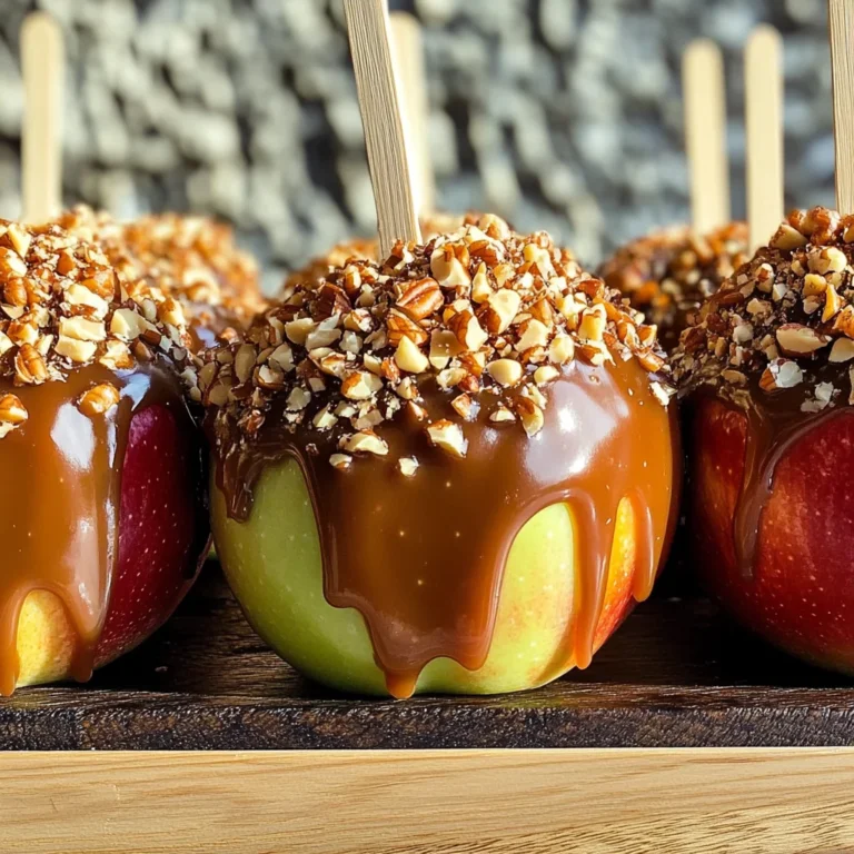 Easy homemade caramel apples