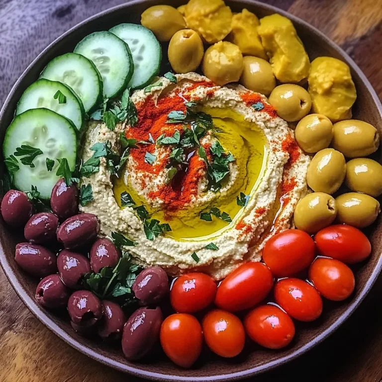 Greek Hummus Platter Recipe