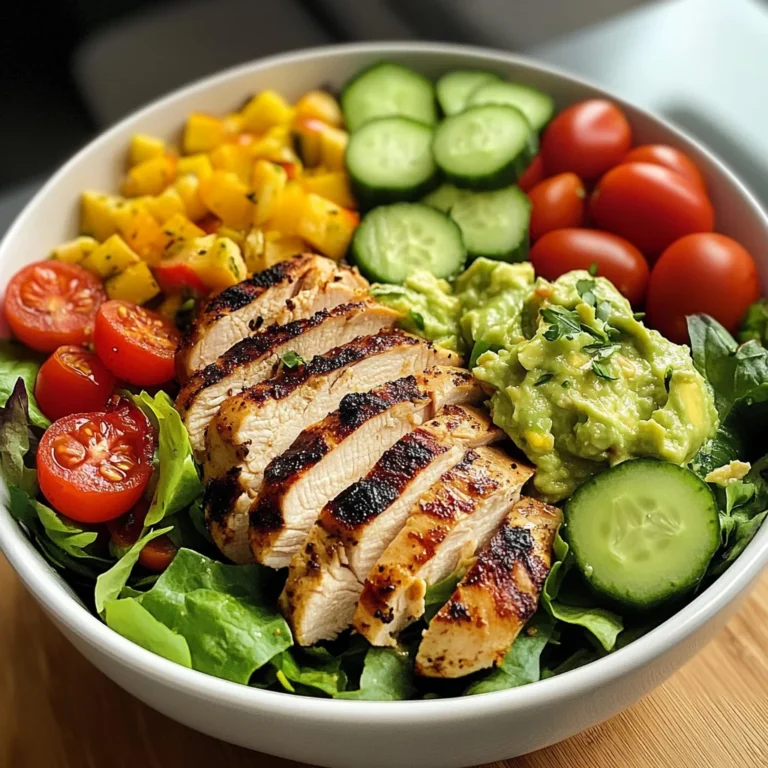 Grilled Chicken Power Bowl with Guac & Veggies