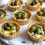 Herby Olive Goat Cheese Tartlets