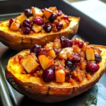 Indulge in Cranberry Apple Twice-Baked Sweet Potatoes This Fall!