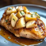 Maple Glazed Apple and Brie Stuffed Chicken Delight