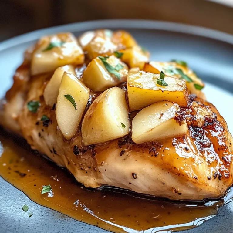 Maple Glazed Apple and Brie Stuffed Chicken Delight