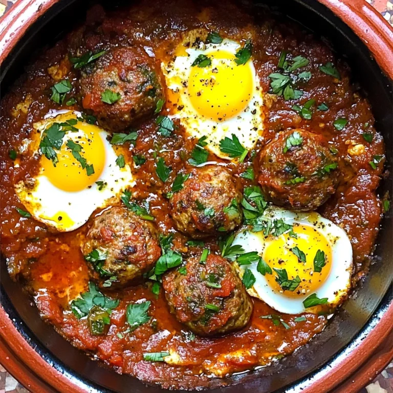 Moroccan Meatballs (Meatball Tagine)