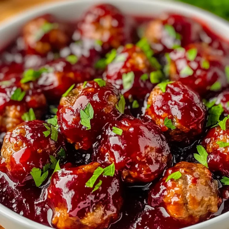 Quick Cranberry Meatballs (Christmas Recipe)