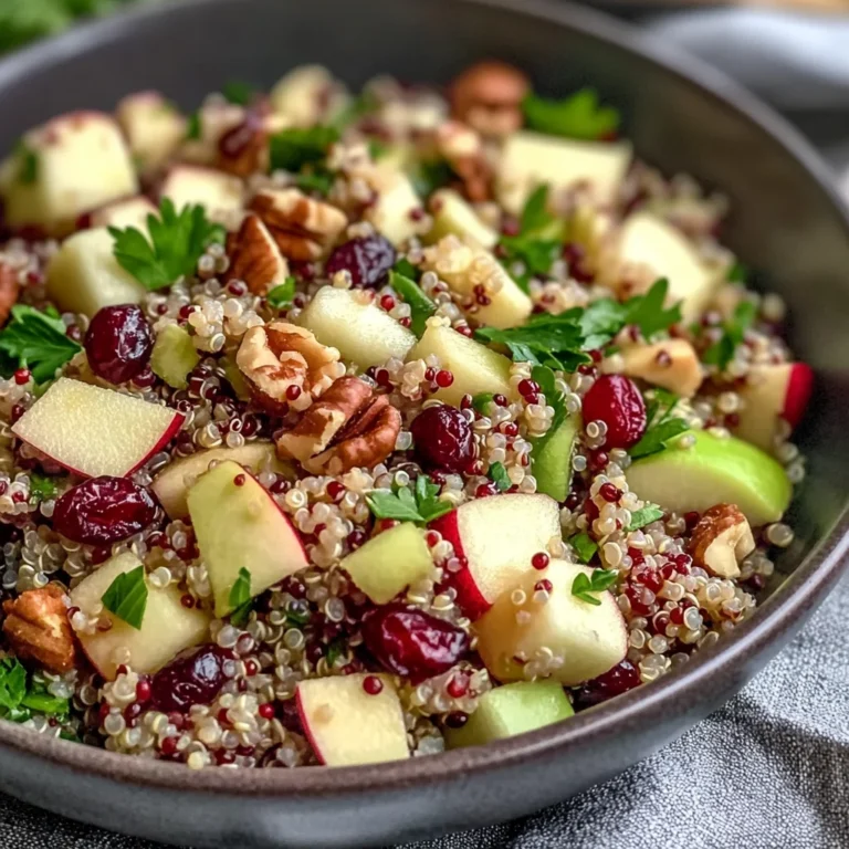 Quinoa Apple Salad: A Fruity, Fresh & Flavor-Packed Favorite