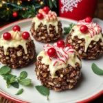 Rice Krispie Christmas Puds | Slimming & Weight Watchers Friendly