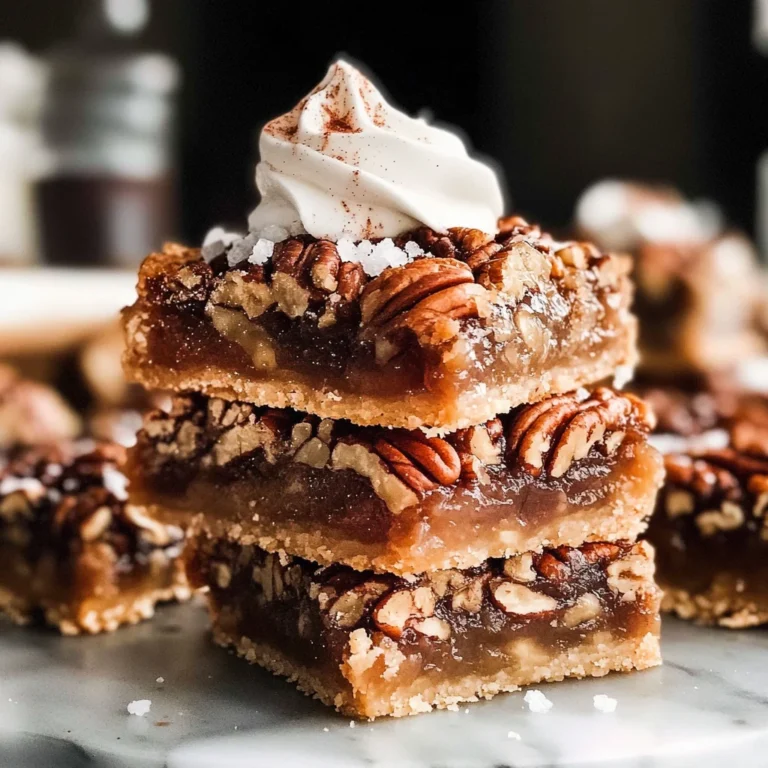 Salted Maple Pecan Pie Bars