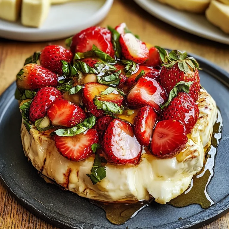Strawberry Baked Brie