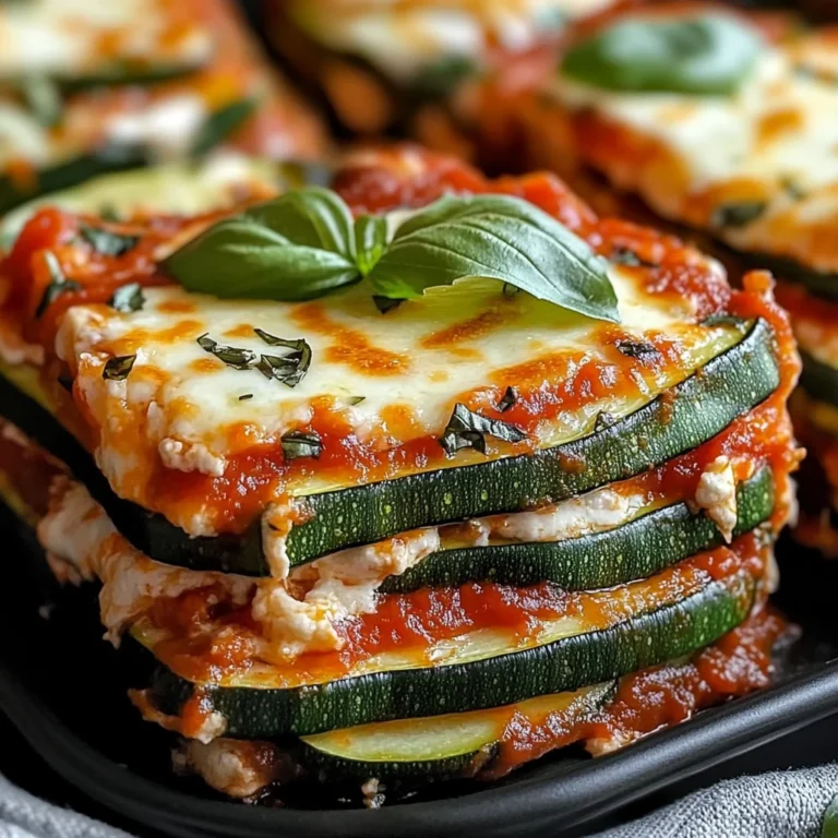 Zucchini Ricotta Melts with Marinara