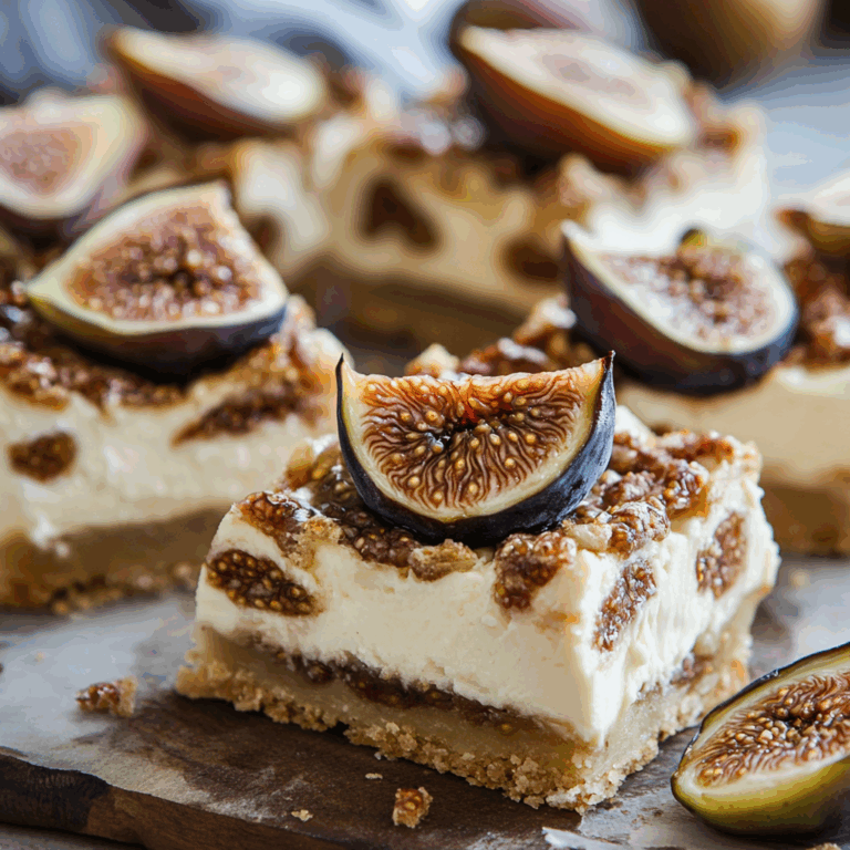 Creamy Fig and Cream Cheese Bars You’ll Love to Share