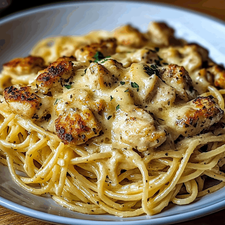 Easy Creamy Cajun Chicken Spaghetti with Garlic Mozzarella Sauce