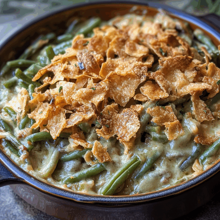 Homemade Green Bean Casserole