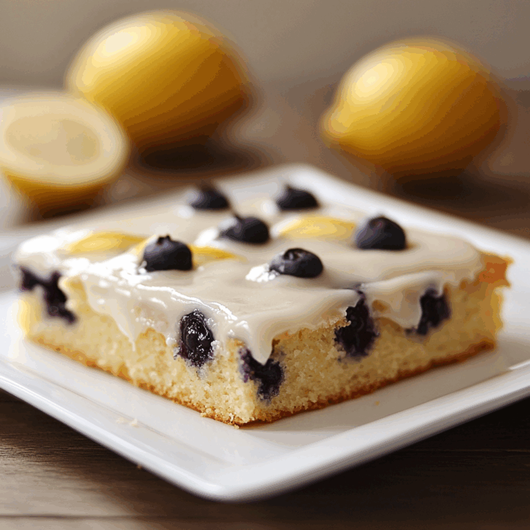 Lemon Blueberry Sheet Cake