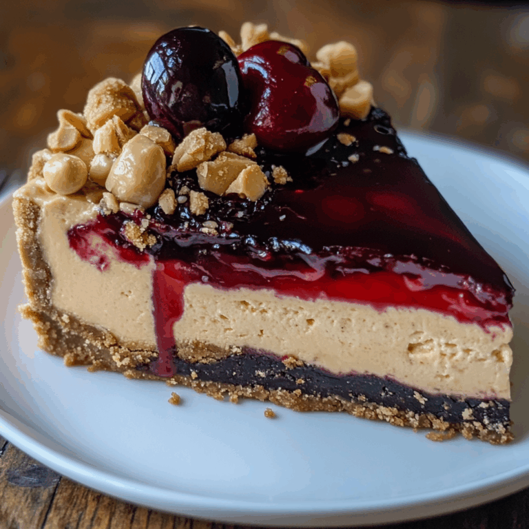 Peanut Butter & Jelly Cheesecake