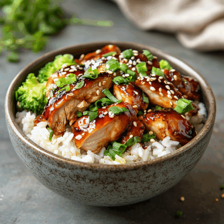 Sticky Chicken Rice Bowls Recipe: A Flavor-Packed, Quick Meal for Any Occasion
