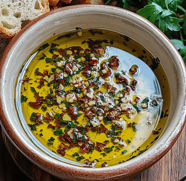 Sun-dried Tomato Olive Oil Bread Dip