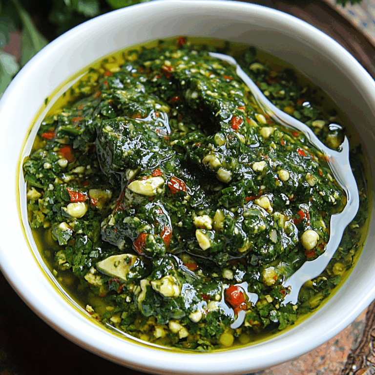 Zhoug (Spicy Cilantro Sauce)