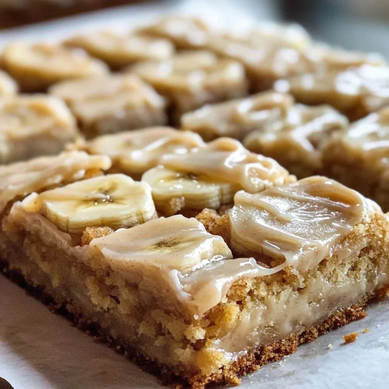 Banana Bars with Brown Butter Icing