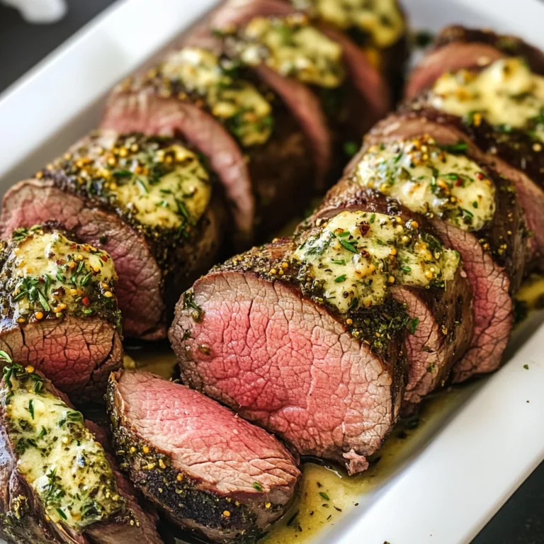 Beef Tenderloin Roast (Herbed Garlic Butter)