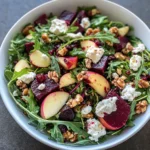 Beet and Goat Cheese Arugula Salad
